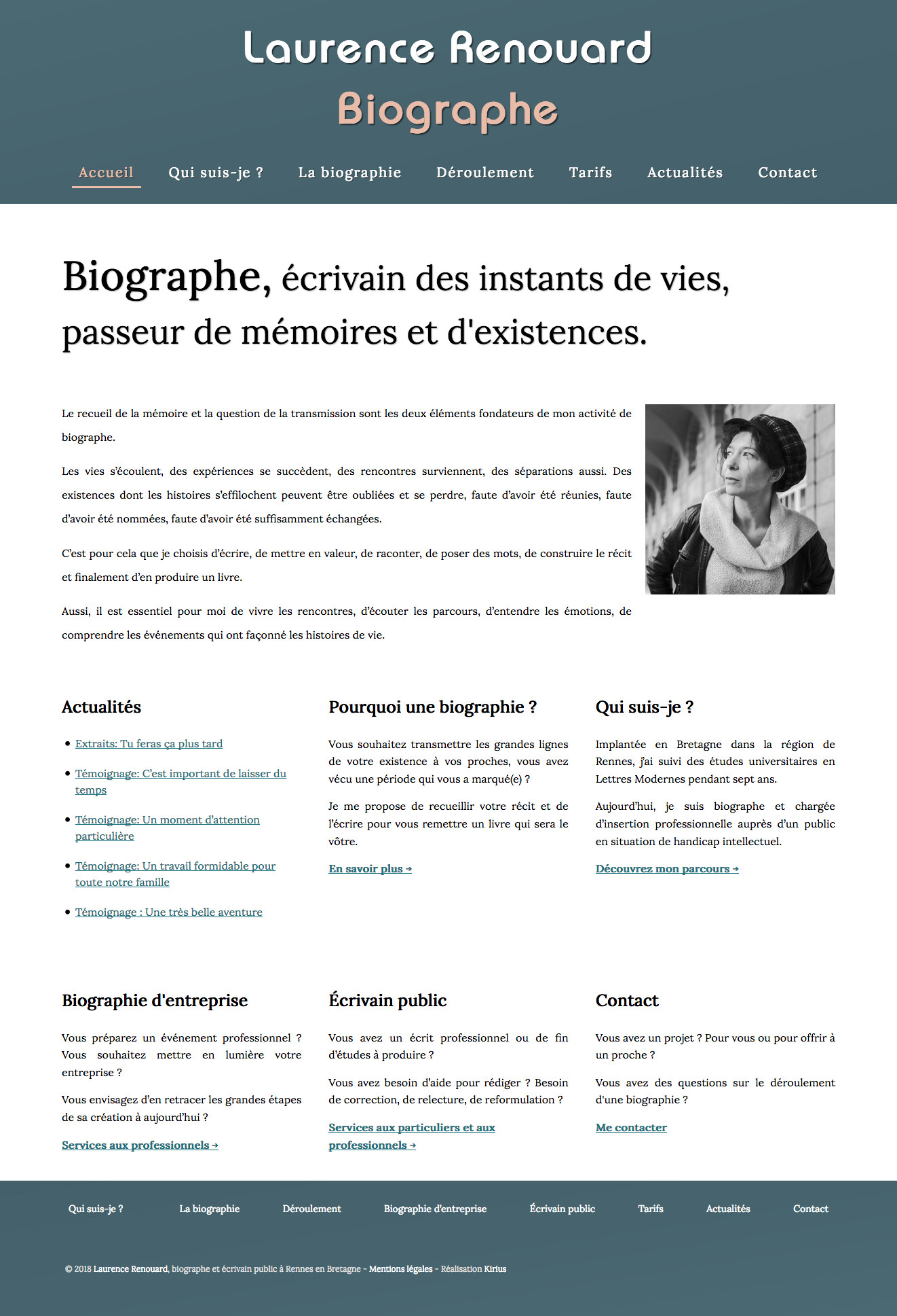 Aperçu du site web laurencerenouard.fr